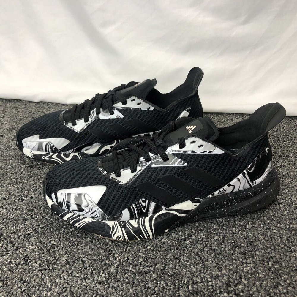 Adidas Glam Pack Sneakers Running Shoe FW5709 Womens 8 Black Oil Slick X9000L3